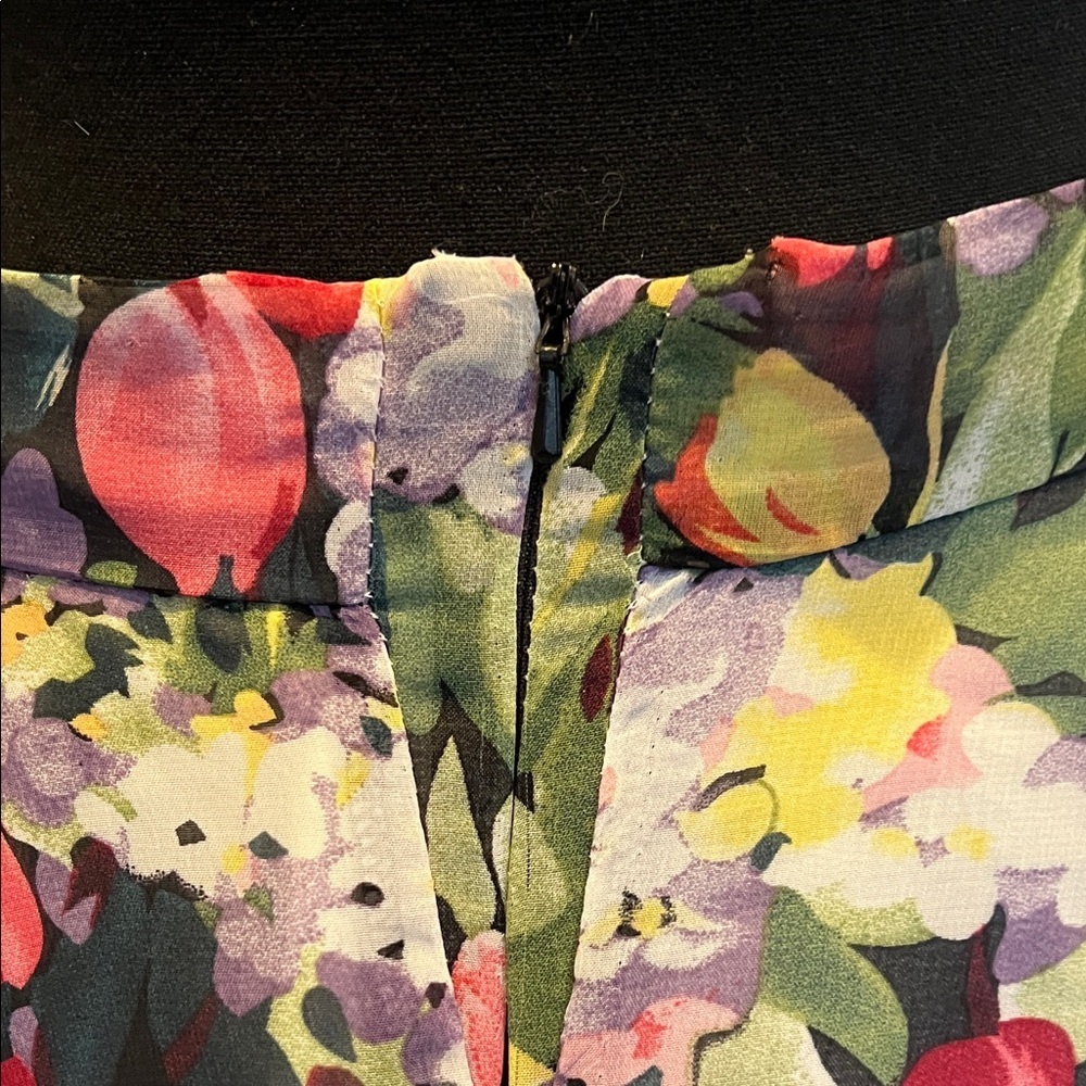 Atmosphere Multi-color Floral Tulip Mini Skirt Size S - Picture 6 of 7